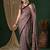 red ethnic motifs ajrak crepe saree