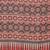 red ethnic motifs ajrak crepe saree