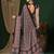 black ethnic motifs ajrak crepe saree