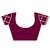 Magenta embellished bandhani saree