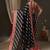 navy blue navy blue & red woven design zari georgette kanjeevaram saree
