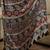 black ethnic motifs ajrak crepe ready to wear block print saree