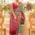 Green ethnic motifs woven design zari patola saree