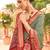 Green ethnic motifs woven design zari patola saree