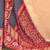 Navy blue ethnic printed zari patola saree