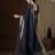 navy blue ethnic motifs zari satin saree