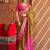 Olive ethnic motifs woven design zari  patola saree