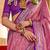 Pink ethnic motifs zari patola saree