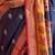 Navy blue ethnic motifs zari patola saree