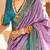 Lavender ethnic motifs zari patola saree