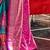 Blue ethnic motifs woven design zari  patola saree