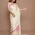 yellow floral printed saree with blouse piece