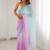 multicolor embellished sequinned poly chiffon saree