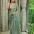green chiffon embellished sarees