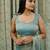 green chiffon embellished sarees