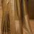 Olive woven design zari silk blend designer banarasi saree