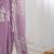 lavender embellished sequinned organza saree