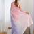 pink embellished sequinned chiffon saree