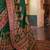 green ethnic motifs banarasi silk blend saree