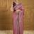 Mauve micro ditsy embroidered zari saree
