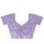 Lavender beads and stones tissue saree