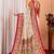Cream ethnic motifs silk blend saree