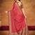 red ethnic motifs zari georgette kanjeevaram saree