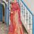 pink & red ethnic motifs woven design zari kanjeevaram saree