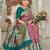 pink & green ethnic motifs woven design zari kanjeevaram saree