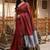 red woven design zari cotton blend khadi saree