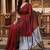 red woven design zari cotton blend khadi saree