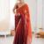 Multicolor ombre sequinned tissue saree