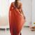 Multicolor ombre sequinned tissue saree
