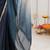Blue ombre sequinned tissue saree
