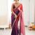 Multicolor ombre zari tissue designer saree