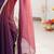 Multicolor ombre zari tissue designer saree