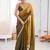 Multicolor ombre zari tissue saree