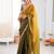 Multicolor ombre zari tissue saree