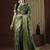 Green woven design zari kanjeevaram saree