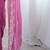 Pink floral embellished beads and stones  chiffon saree