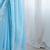 Blue embellished beads and stones  chiffon saree