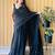 Black embellished saree with blouse