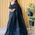 Black embellished saree with blouse