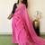 Pink embellished saree with blouse