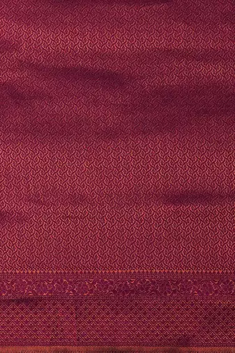 Purple woven design zari kanjeevaram saree
