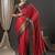 Pink pink & black ethnic motifs woven design zari  georgette kanjeevaram saree