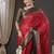 Pink pink & black ethnic motifs woven design zari  georgette kanjeevaram saree