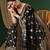 Black ethnic motifs zari  georgette kanjeevaram saree
