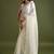 White white organza  sarees
