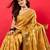 Cream woven design zari banarasi saree